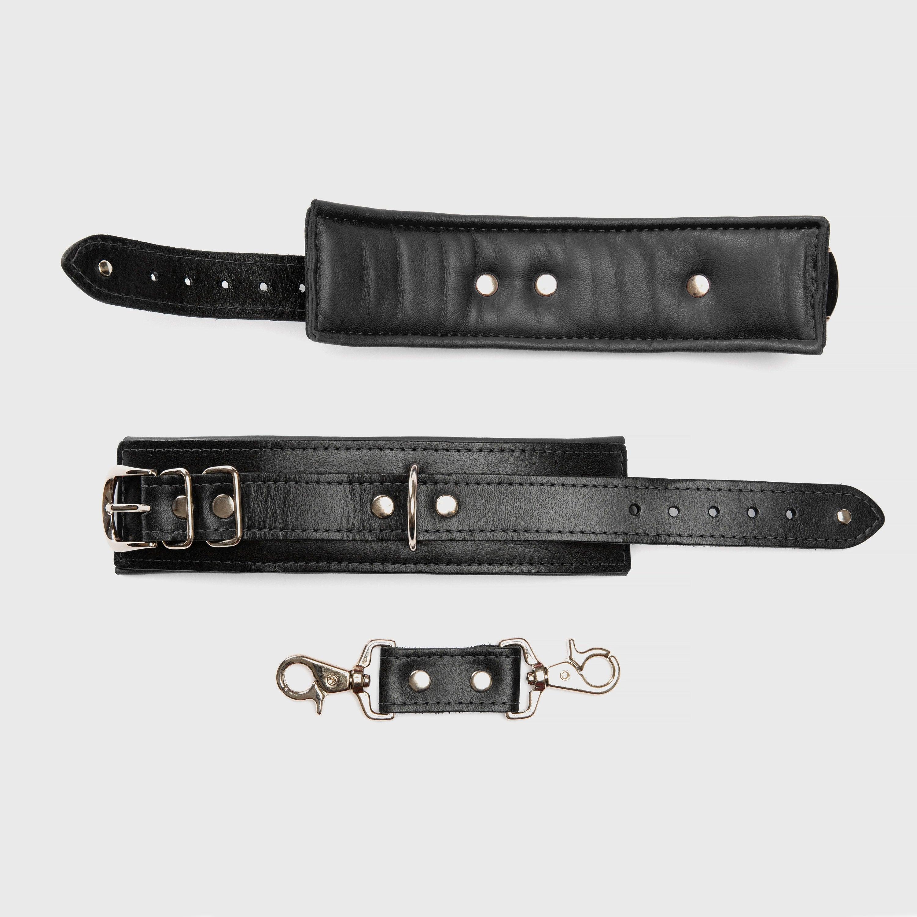 Mercer Premium Soft Leather Padded Wrist Cuffs