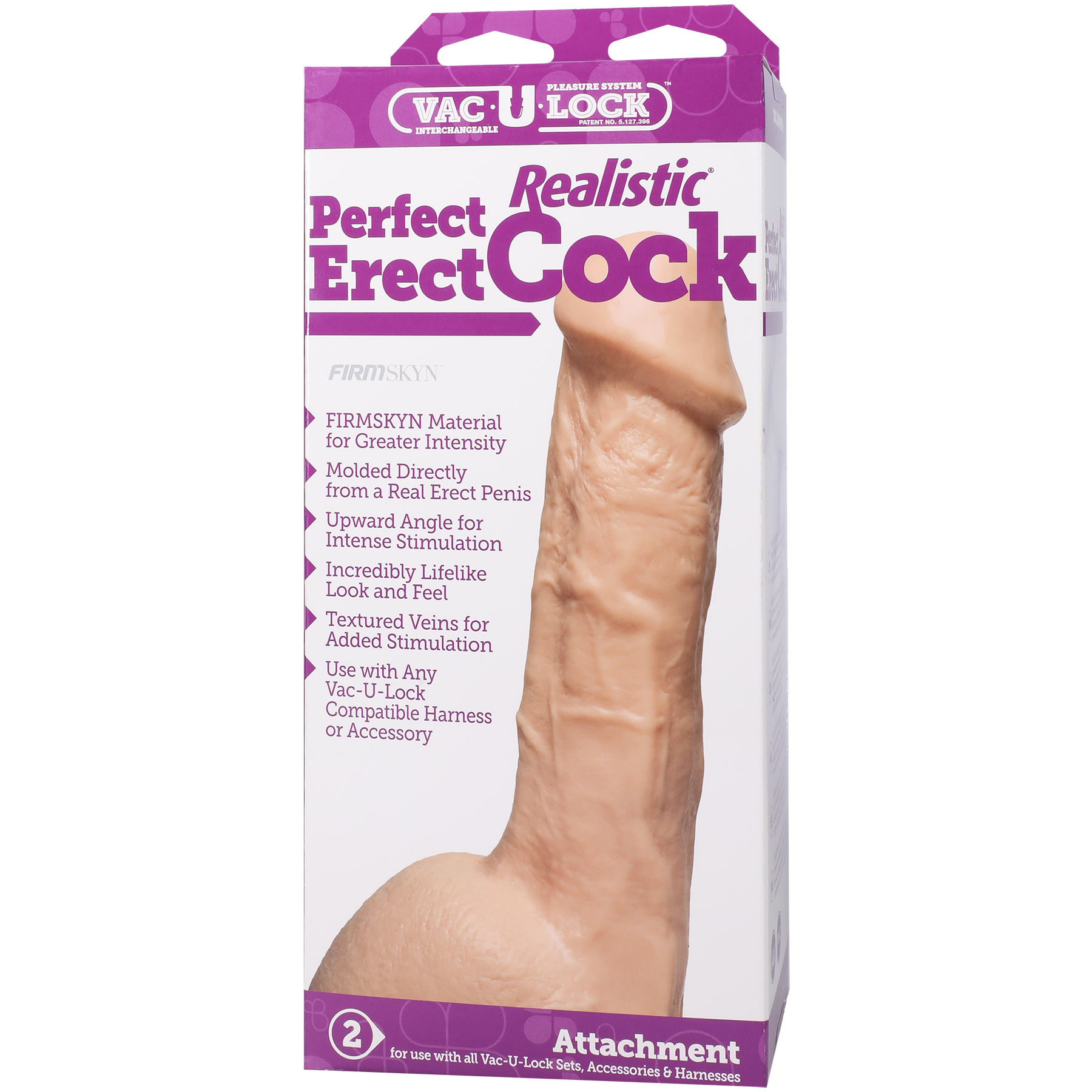 Vac-U-Lock - Perfect Erect Realistic® Cock