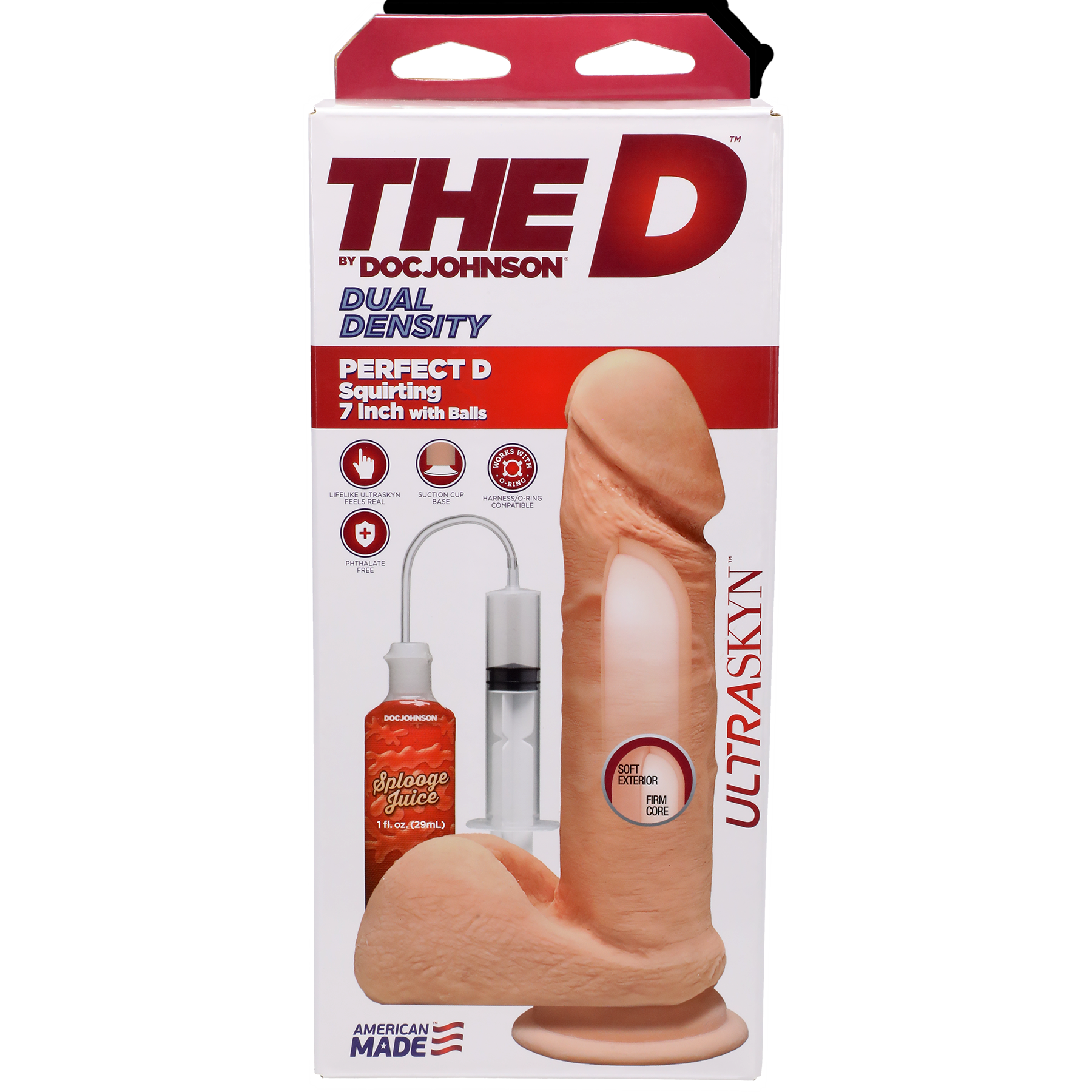 The D - Perfect D - Squirting 7 Inch With Balls - ULTRASKYN