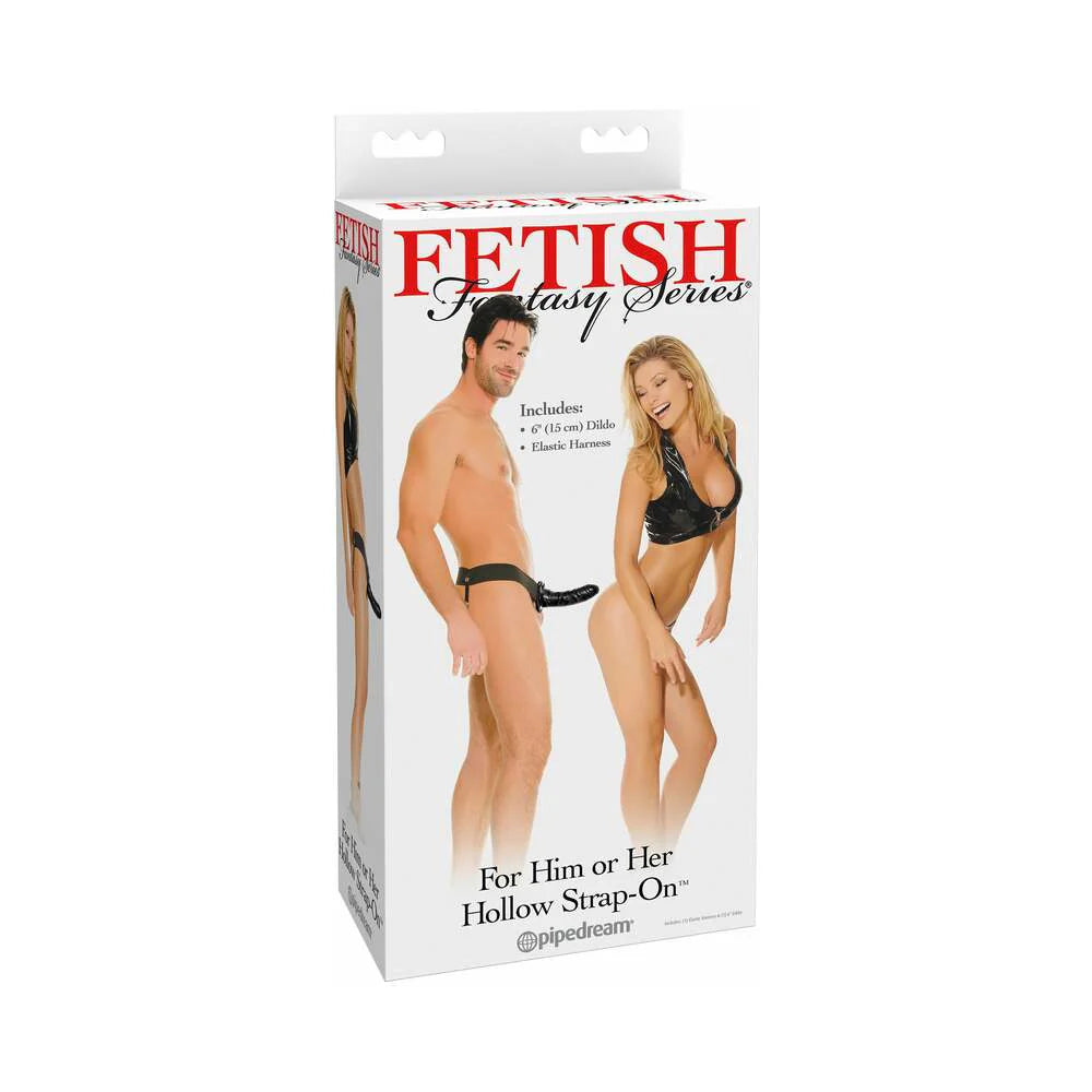 Pipedream Fetish Fantasy Series For Him or Her 6 in. Hollow Strap-On