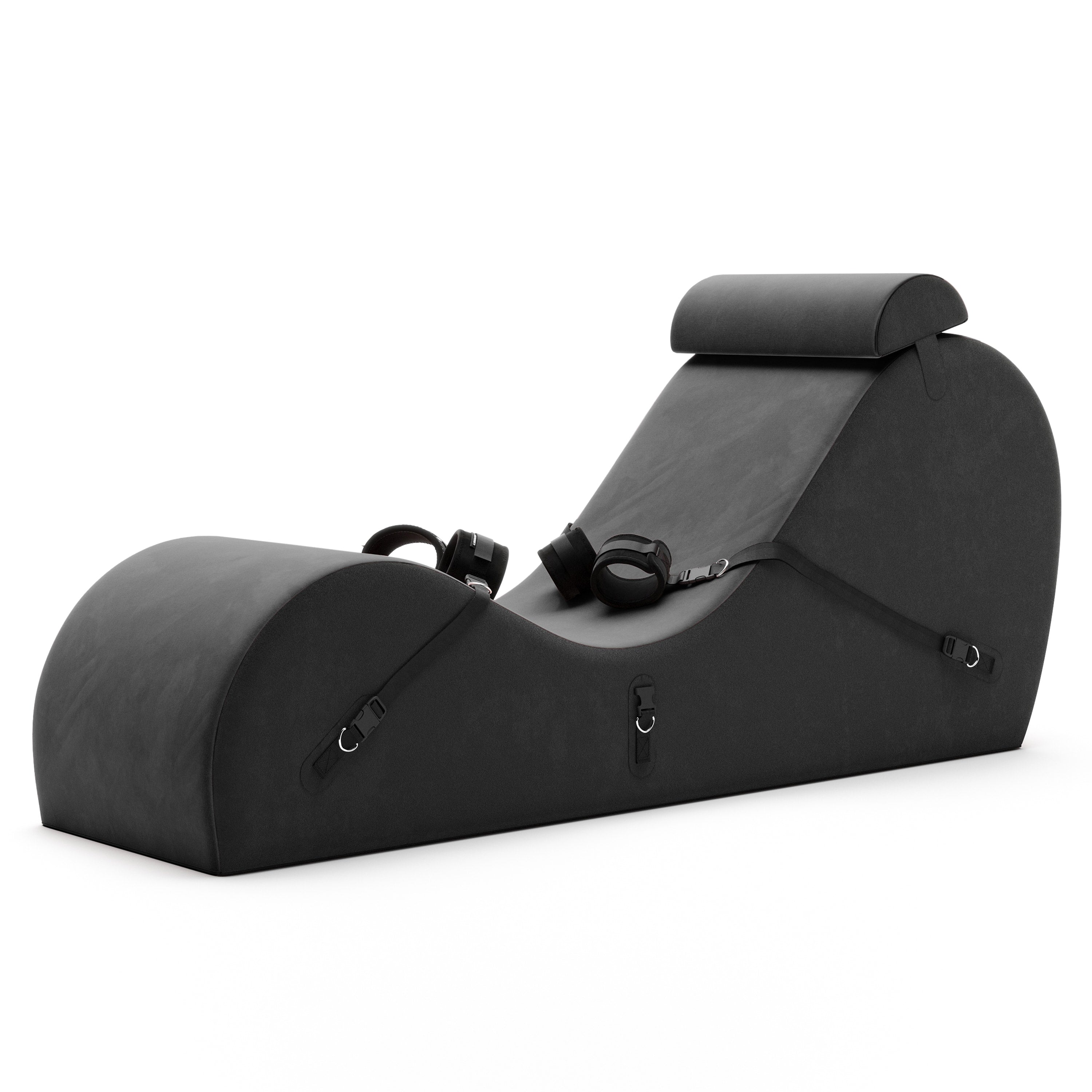 Liberator Cello Chaise Valkyrie Edition - Velvish/Microloop with Microfiber Cuff Kit, Microvelvet