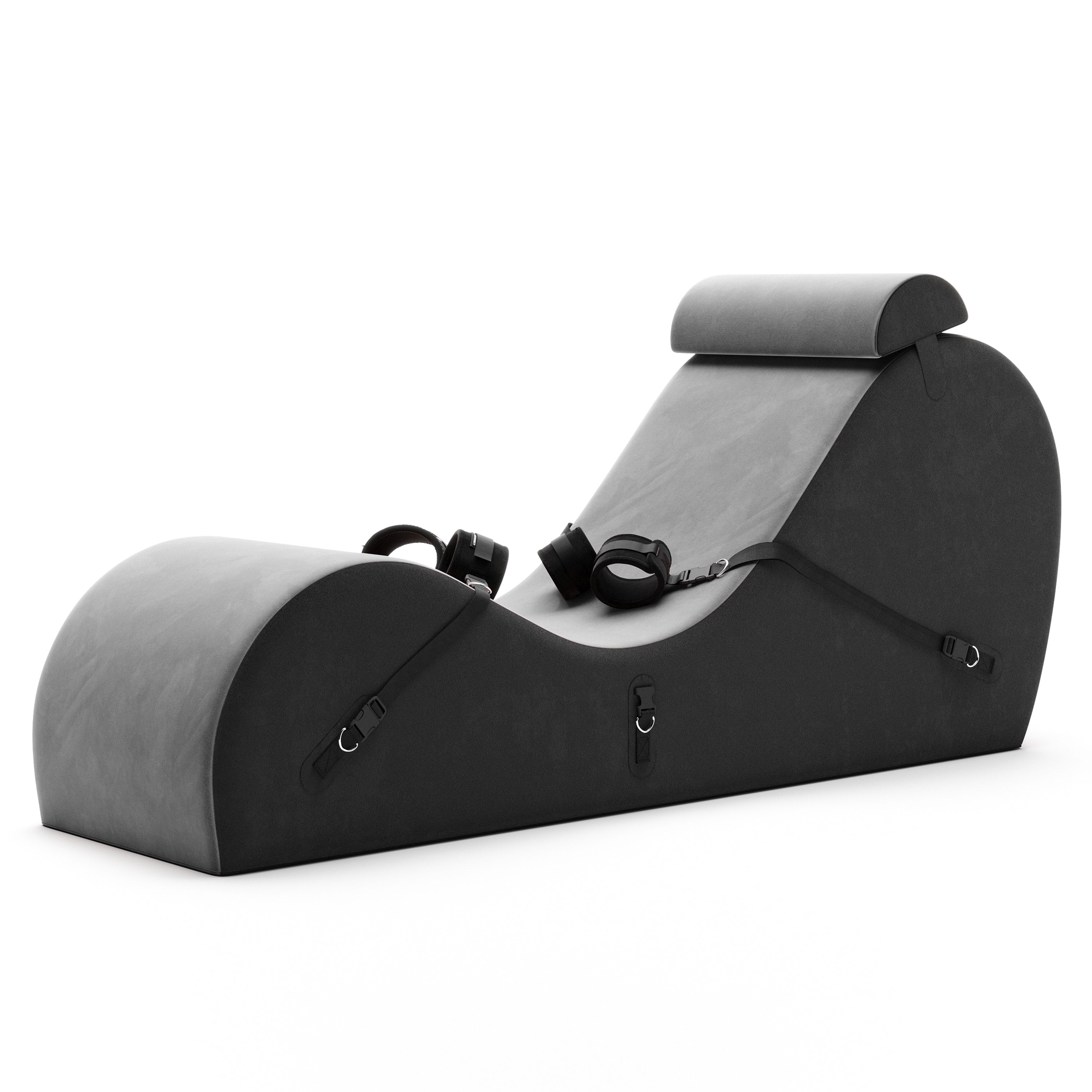 Liberator Cello Chaise Valkyrie Edition - Velvish/Microloop with Microfiber Cuff Kit, Microvelvet