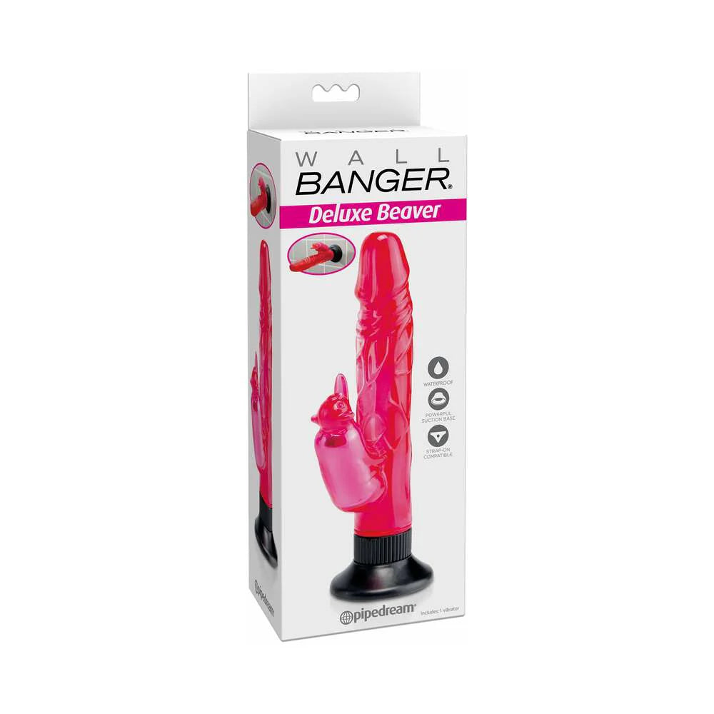 Pipedream Waterproof Wall Bangers Deluxe Beaver Dual Stimulation Vibrator