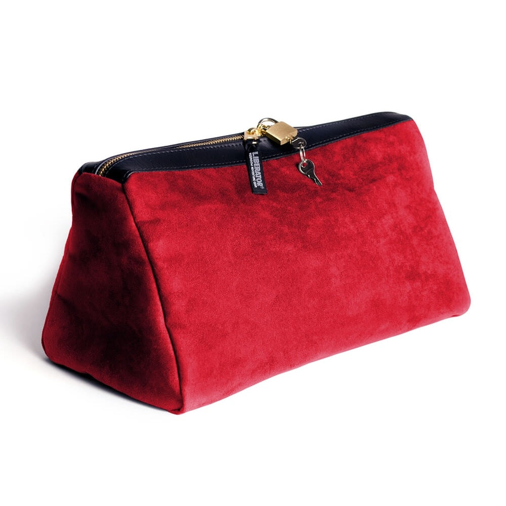 Liberator Tallulah Suede Locking Sex Toy Case