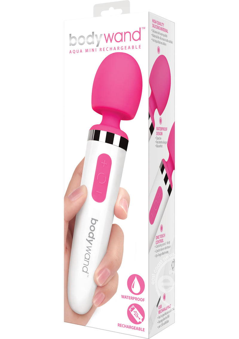 Bodywand Aqua Mini Rechargeable Silicone Wand Massager