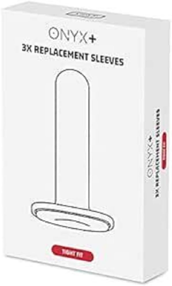 Kiiroo Onyx+ Replacement Sleeve 3 Per Pack - Tight Fit - White