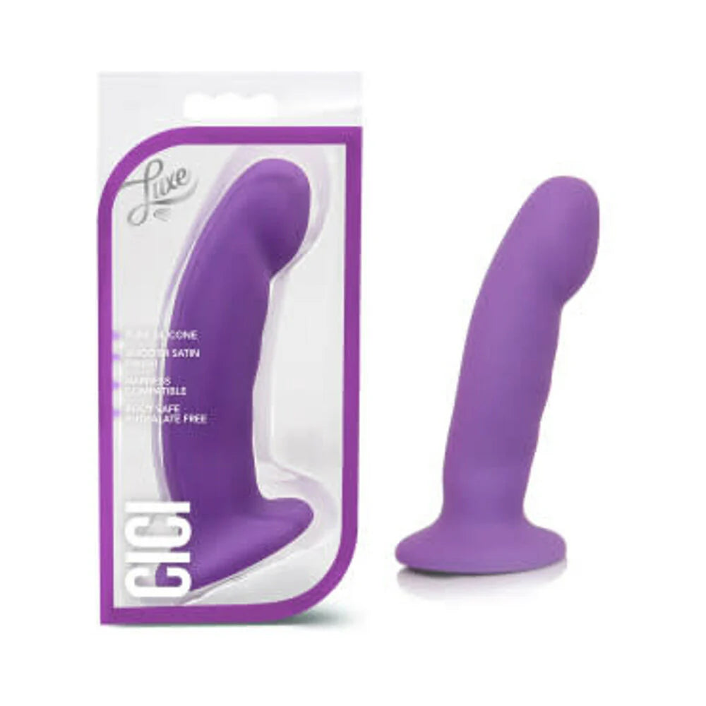 Blush Luxe Cici 6.5 in. Curved Silicone Dildo