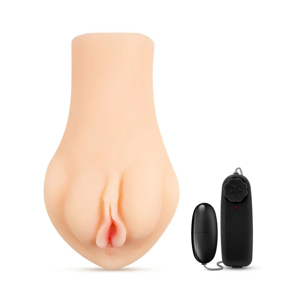 Blush X5 Men Honey Pot Vagina Stroker with Remote-Controlled Bullet Vibrator