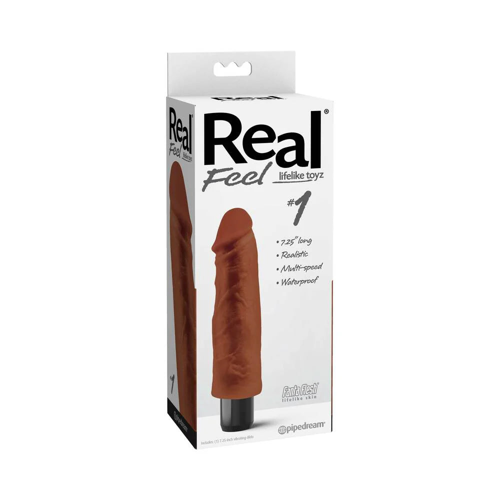 Pipedream Real Feel Lifelike Toyz No. 1 Realistic 7.25 in. Vibrating Dildo