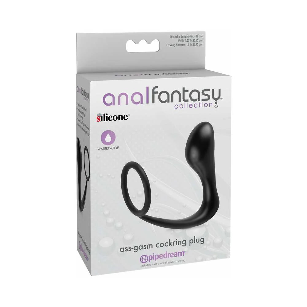 Pipedream Anal Fantasy Collection Silicone Ass-Gasm Cockring Plug