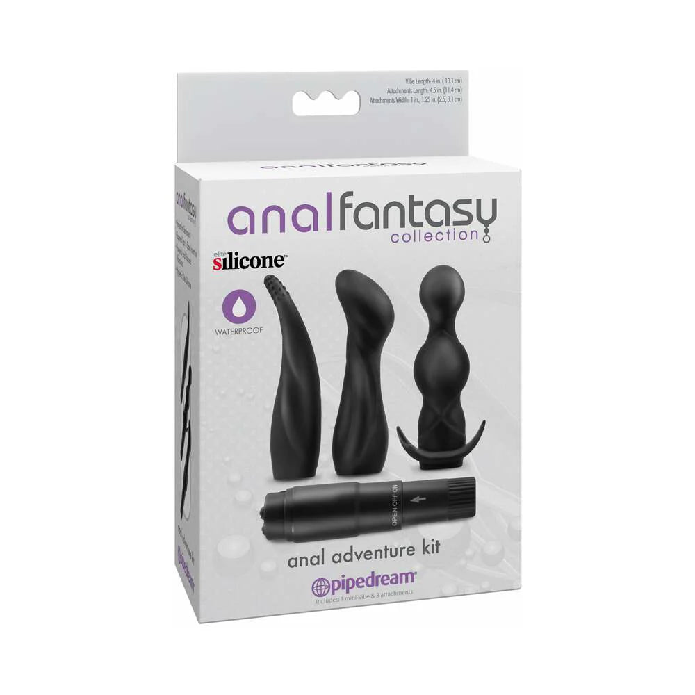 Pipedream Anal Fantasy Collection 4-Piece Silicone Anal Adventure Kit