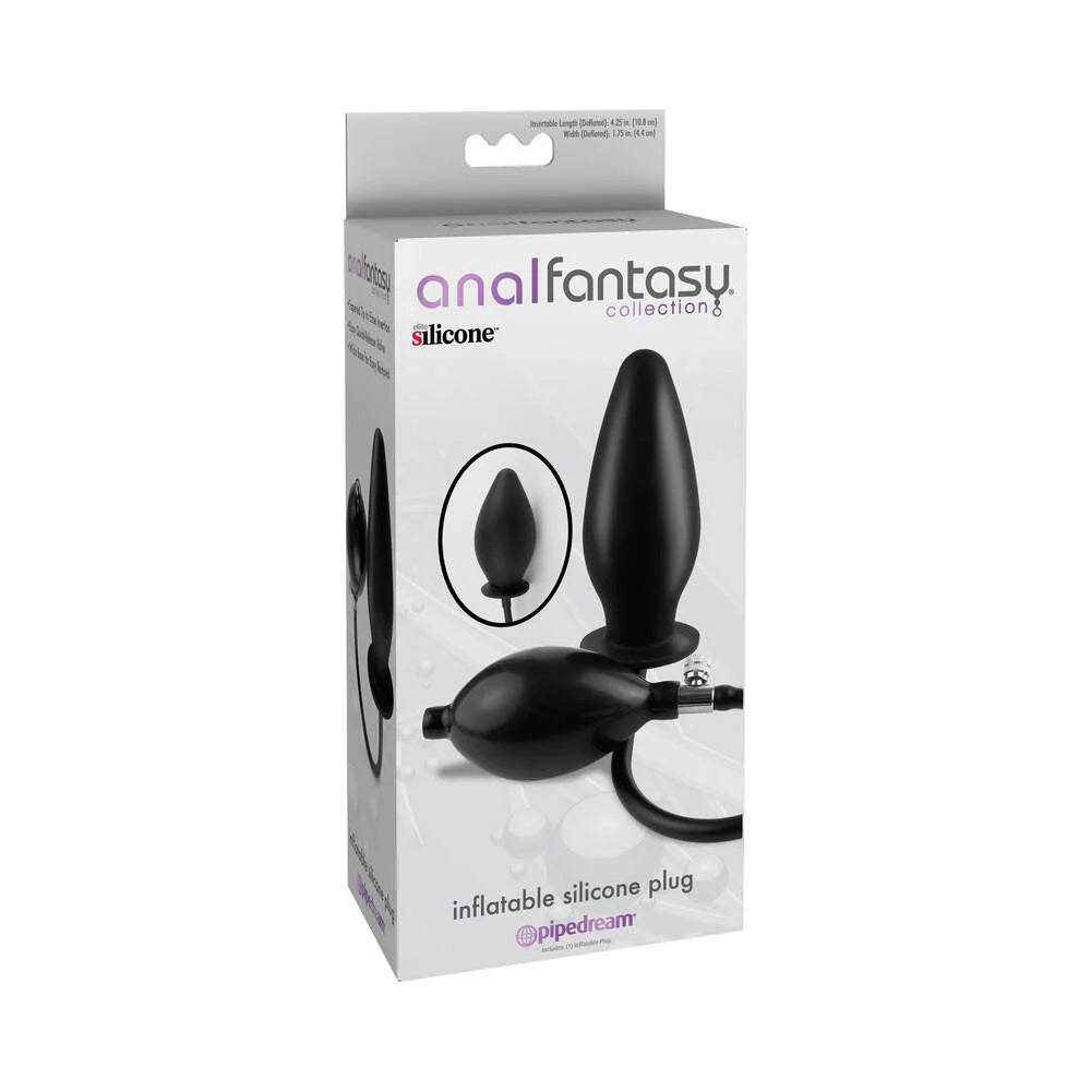 Pipedream Anal Fantasy Collection Inflatable Silicone Plug 4.25in