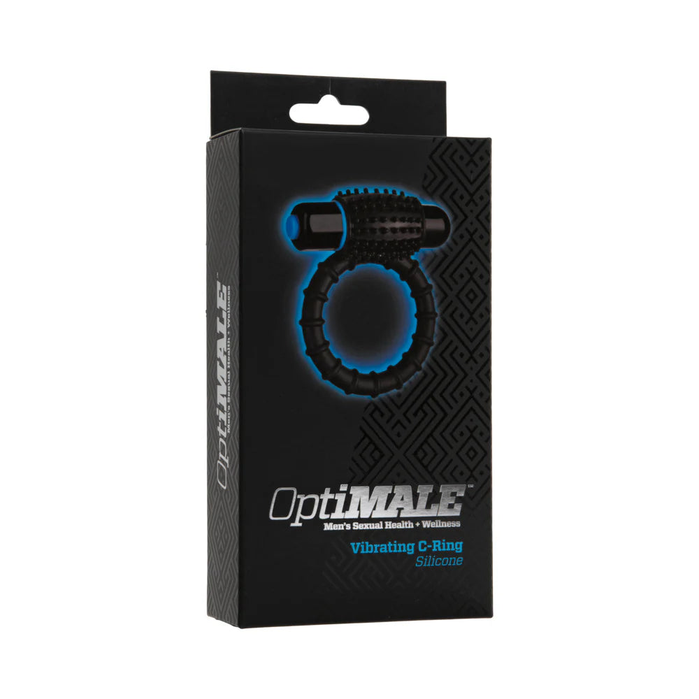 Doc Johnson OptiMALE Silicone Vibrating Cock Ring with Bullet