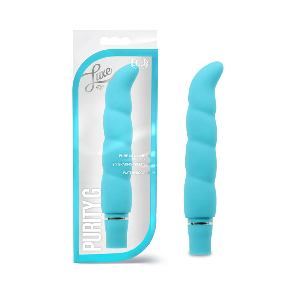 Blush Luxe Purity G Silicone Slimline G-Spot Vibrator