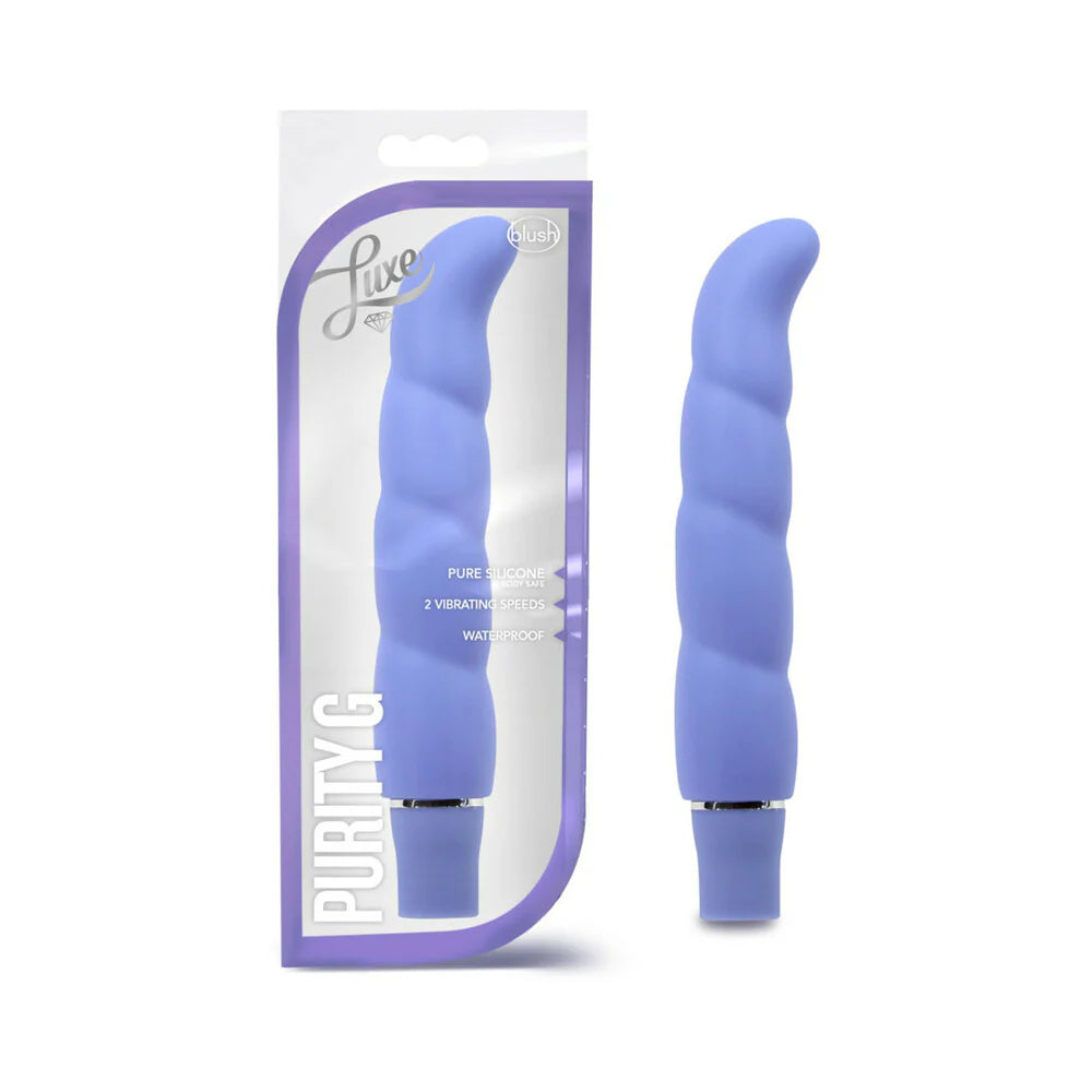 Blush Luxe Purity G Silicone Slimline G-Spot Vibrator