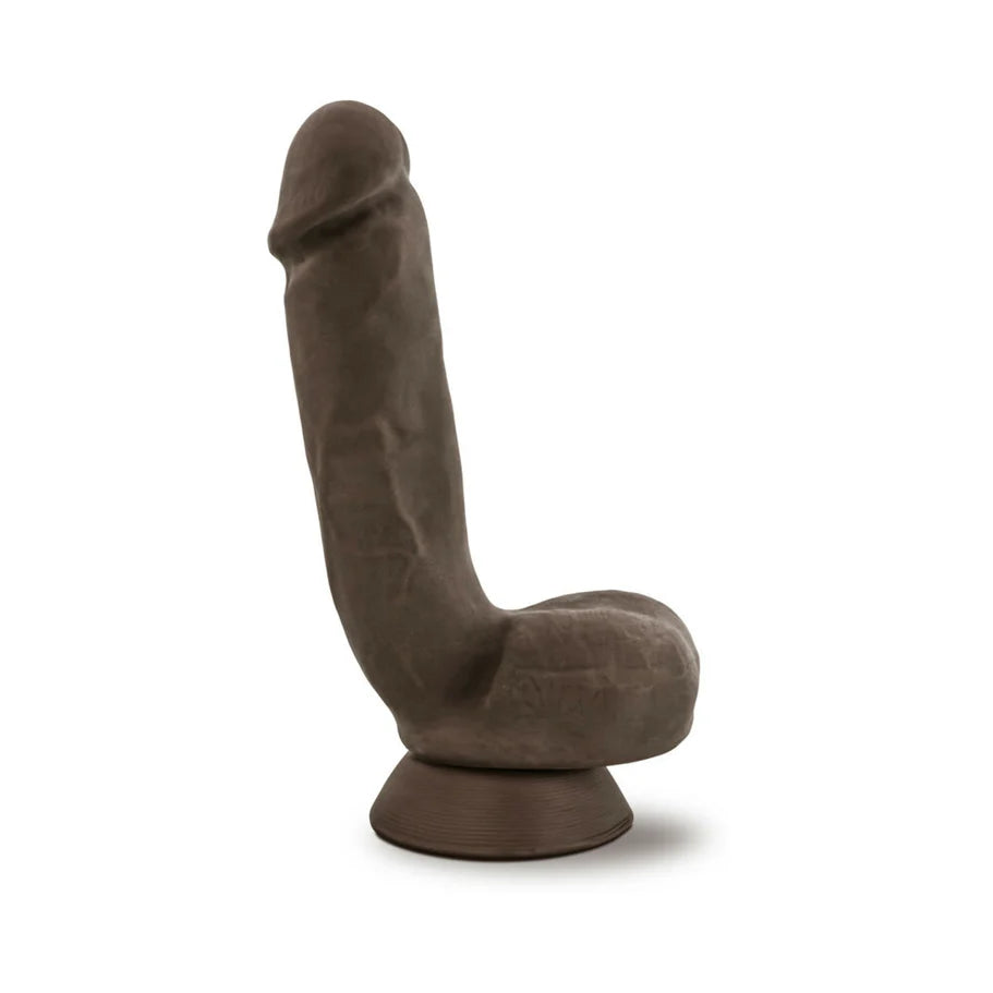 Blush Au Naturel Jerome 8.5 in. Posable Dual Density Dildo with Balls & Suction Cup