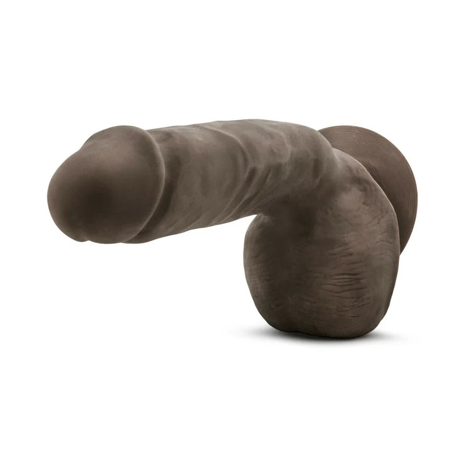 Blush Au Naturel Jerome 8.5 in. Posable Dual Density Dildo with Balls & Suction Cup