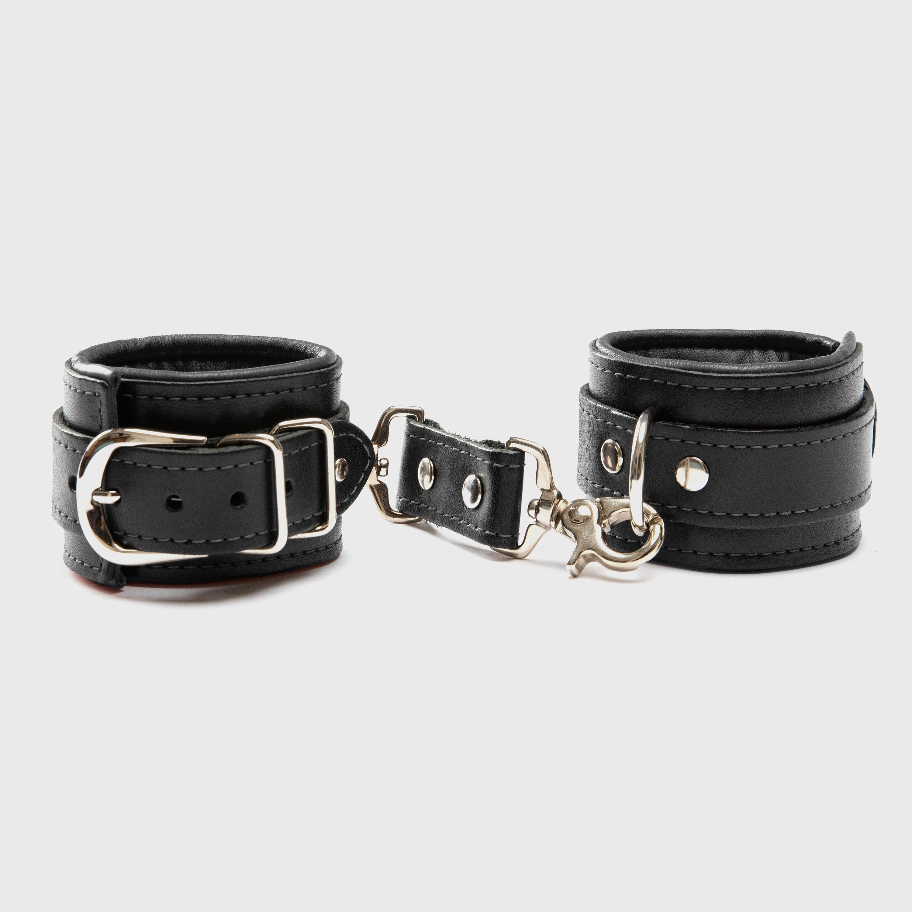 Mercer Premium Soft Leather Padded Wrist Cuffs