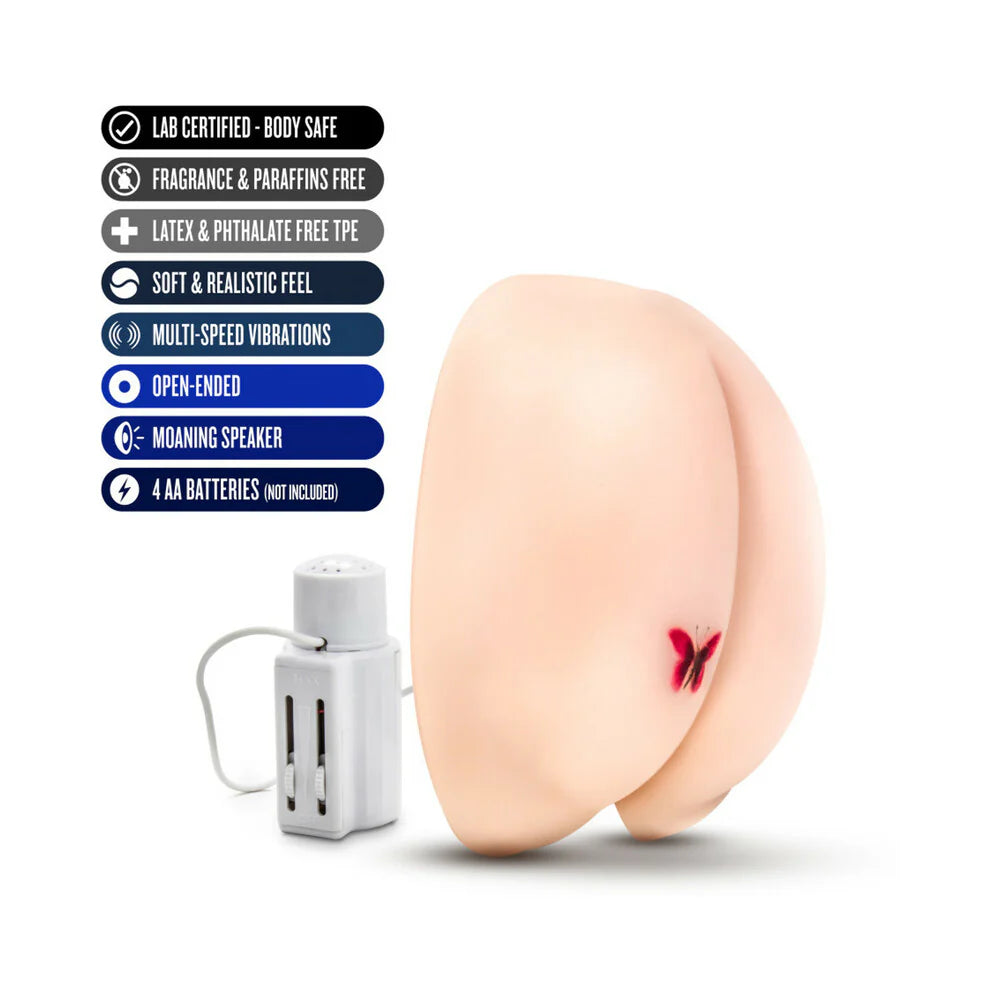 Blush X5 Men Vibrating Rear Ecstasy Remote-Controlled Dual Entry Masturbator