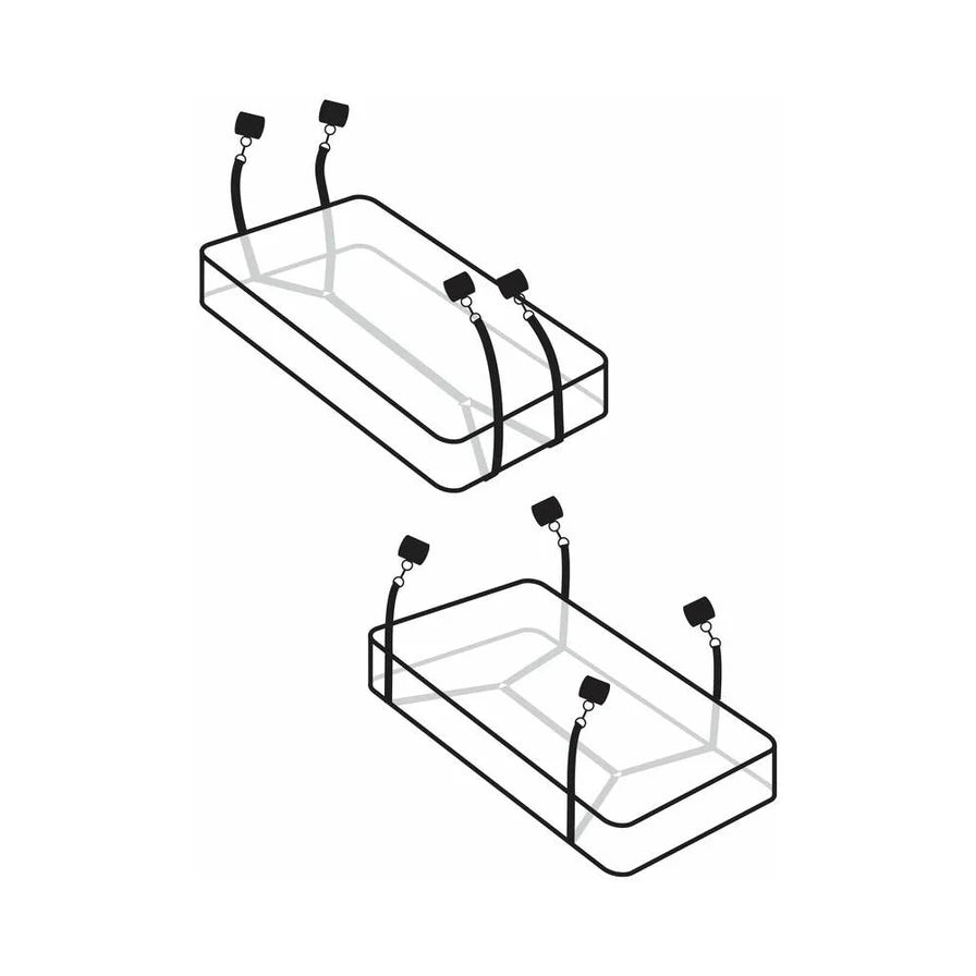 Pipedream Fetish Fantasy Series Limited Edition Wraparound Mattress Restraints Kit