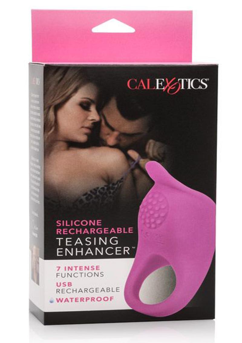 CalExotics Silicone Rechargeable Teasing Enhancer Cock Ring