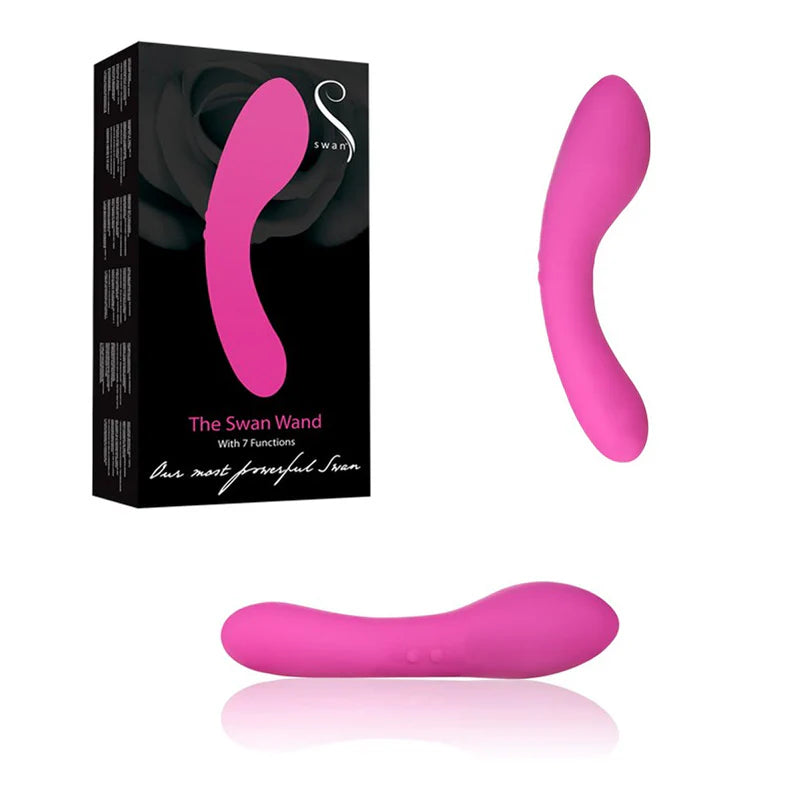 Swan The Swan Wand Silicone Rechargeable Vibrator