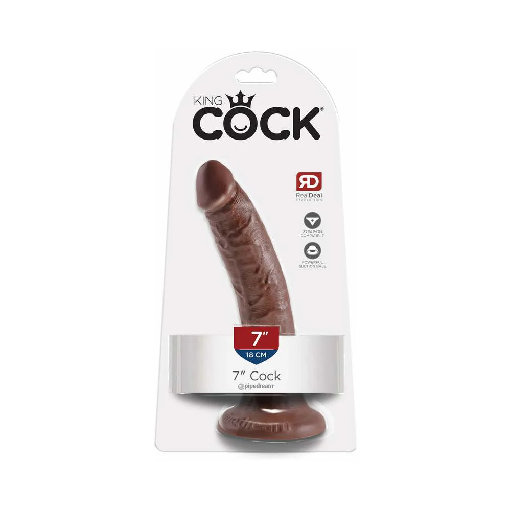 Pipedream King Cock 7 in. Cock Realistic Dildo With Suction Cup