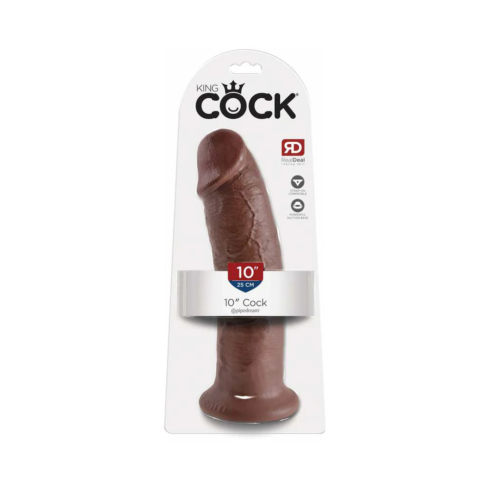 Pipedream King Cock 10 in. Cock Realistic Dildo With Suction Cup