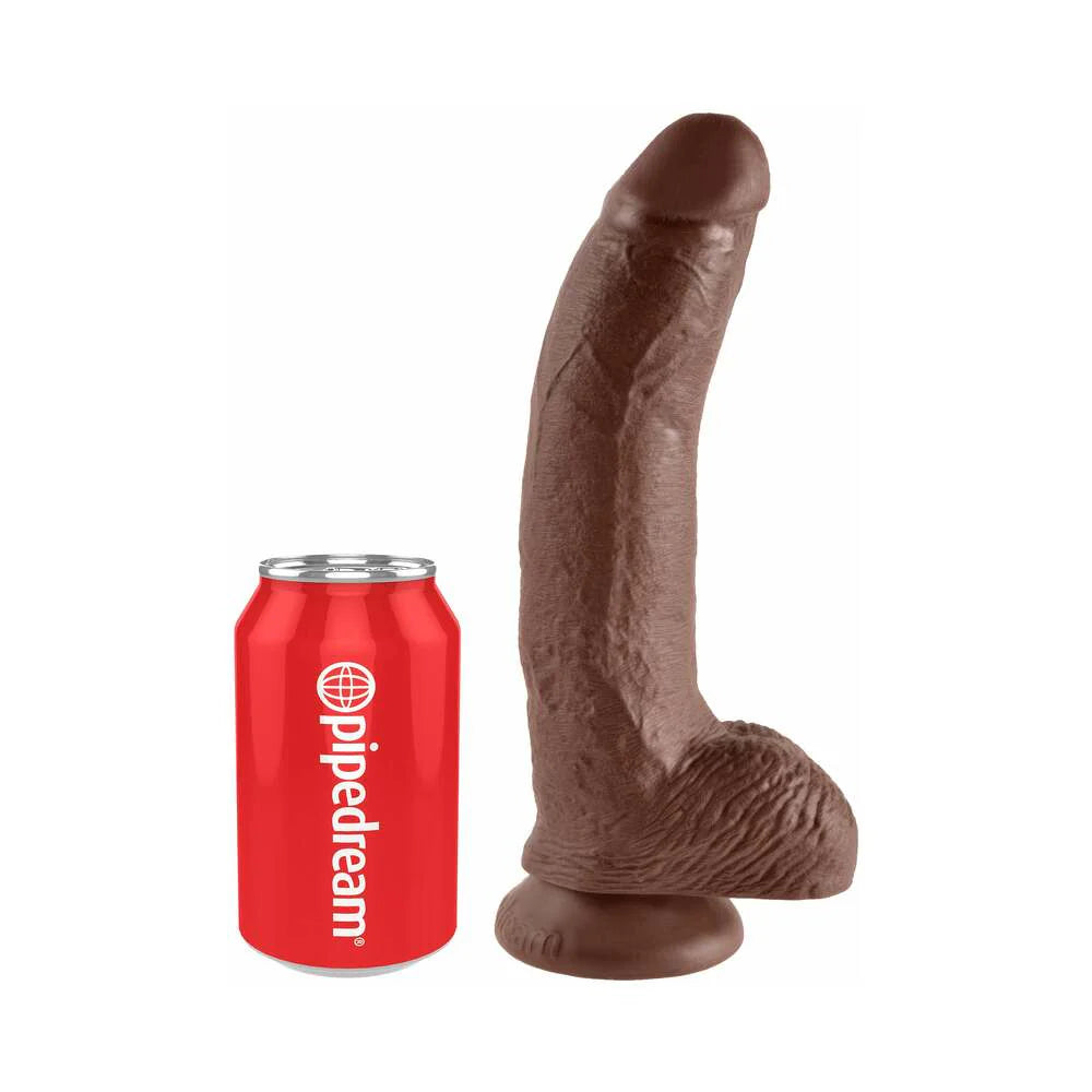 Pipedream King Cock 9 in. Cock With Balls Realistic Suction Cup Dildo