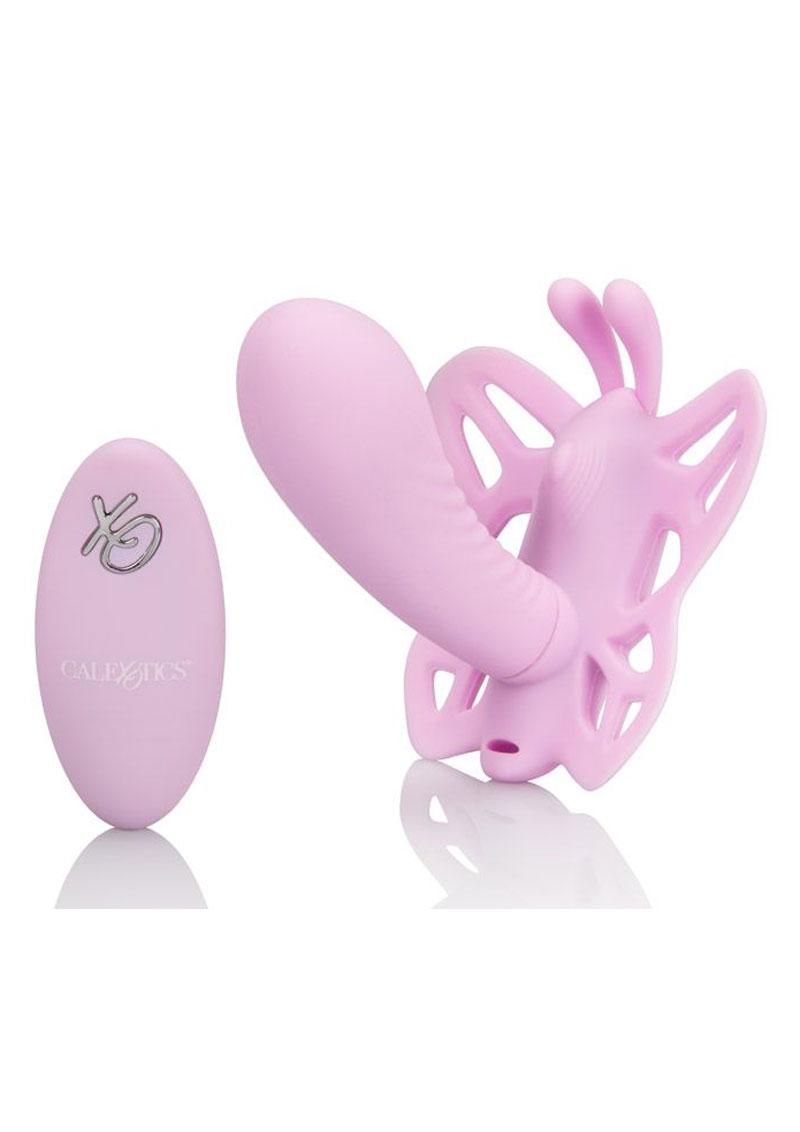 CalExotics Venus Butterfly Venus G Silicone Rechargeable Strap-On with Remote Control