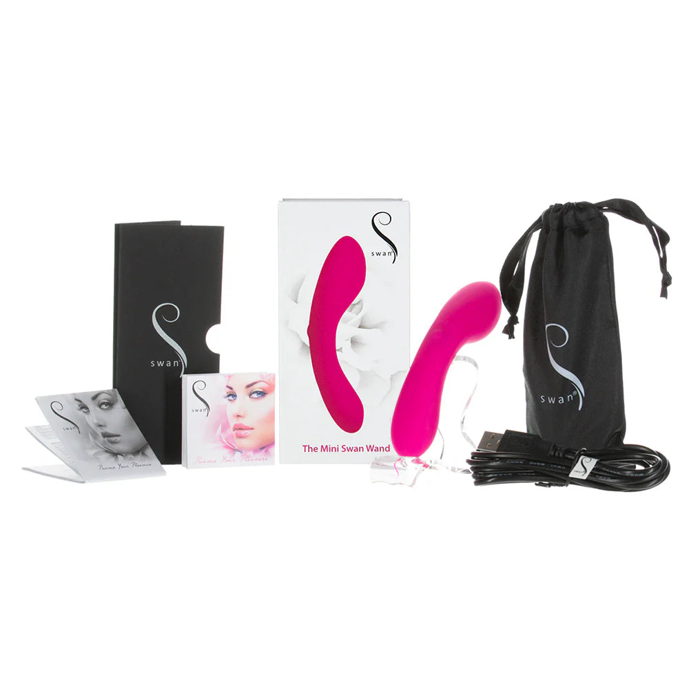 Swan Mini Swan Wand Rechargeable Silicone Vibrator