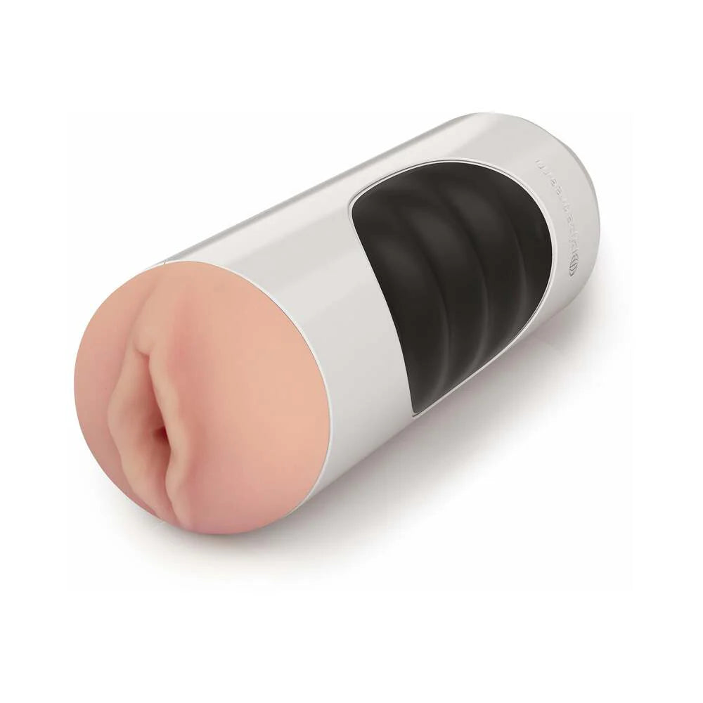 PDX Mega Grip Pussy Stroker Squeezable Vibrating Masturbator