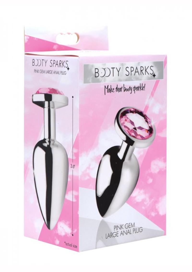 Booty Sparks Pink Gem Large Anal Plug