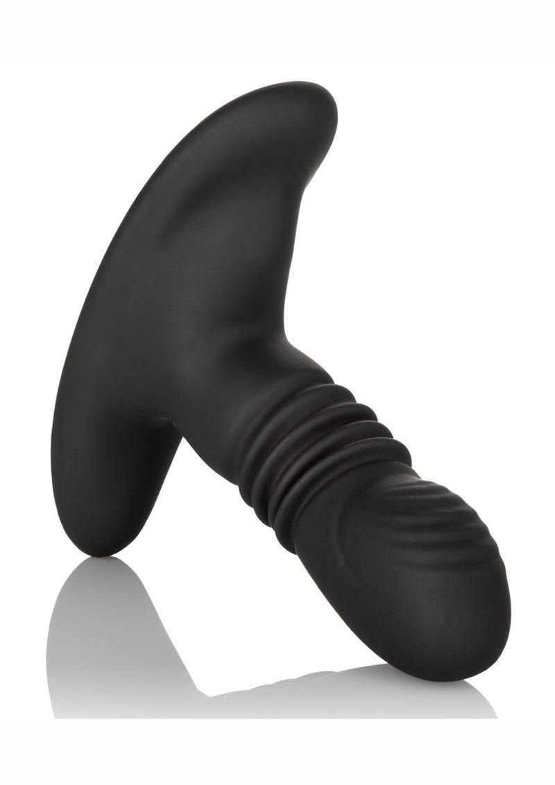 CalExotics Eclipse™ Thrusting Rotator Probe – Silicone Rechargeable Vibrating Butt Plug with Remote Control