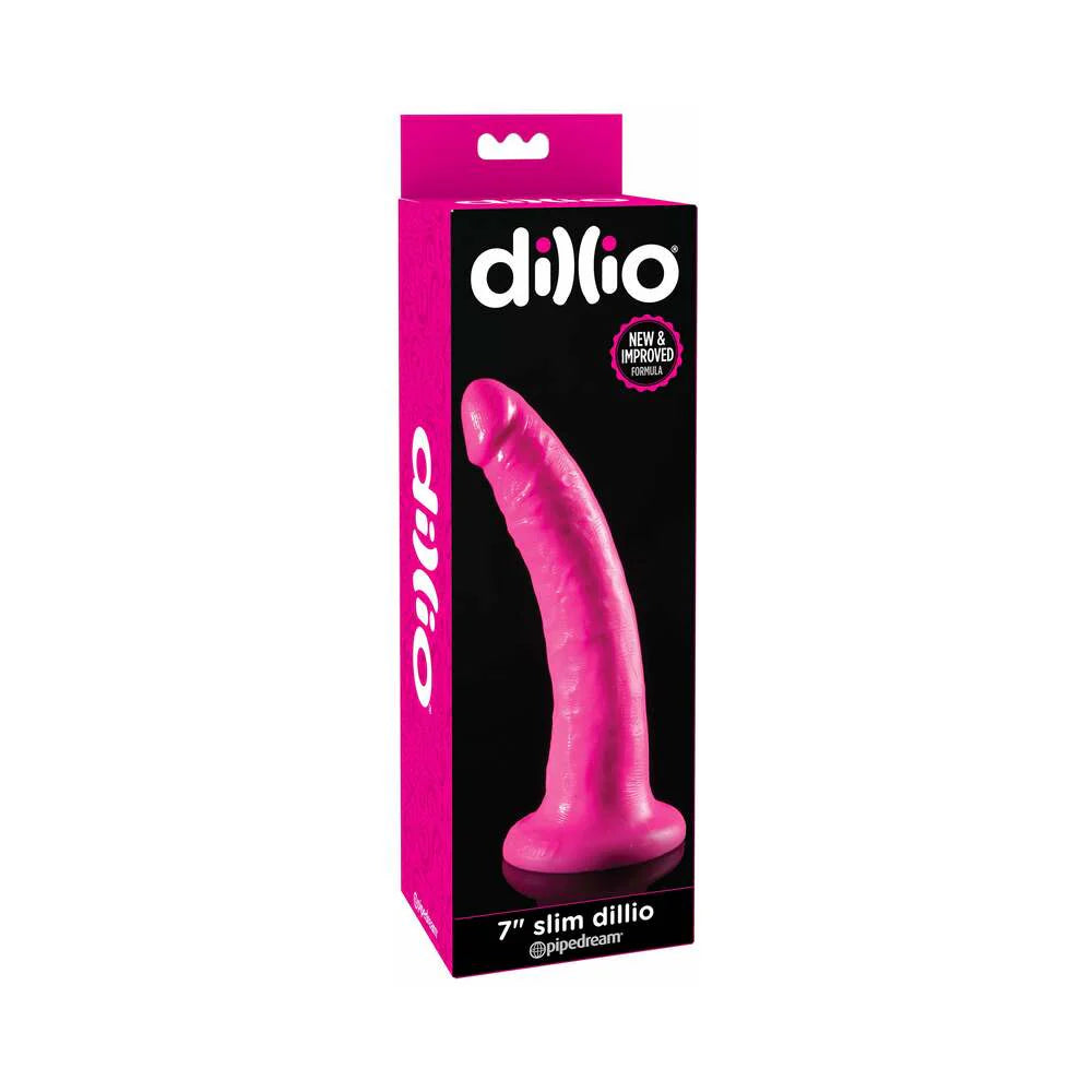 Pipedream Dillio 7 in. Slim Realistic Dildo With Suction Cup