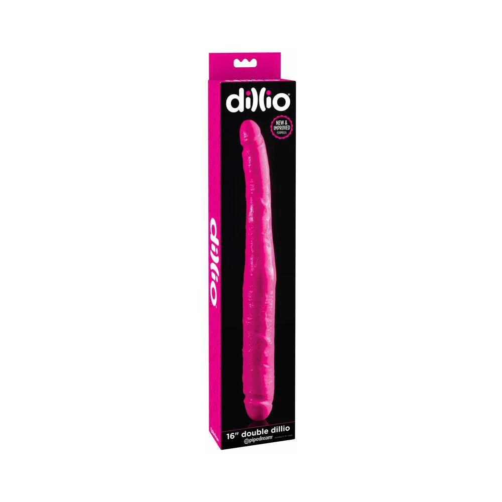 Pipedream Dillio 16 in. Double Dong Realistic Dual-Ended Dildo