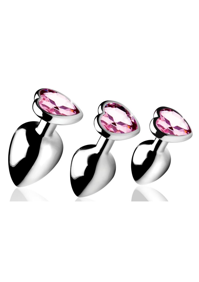 Booty Sparks Heart Gem Anal Plug Set