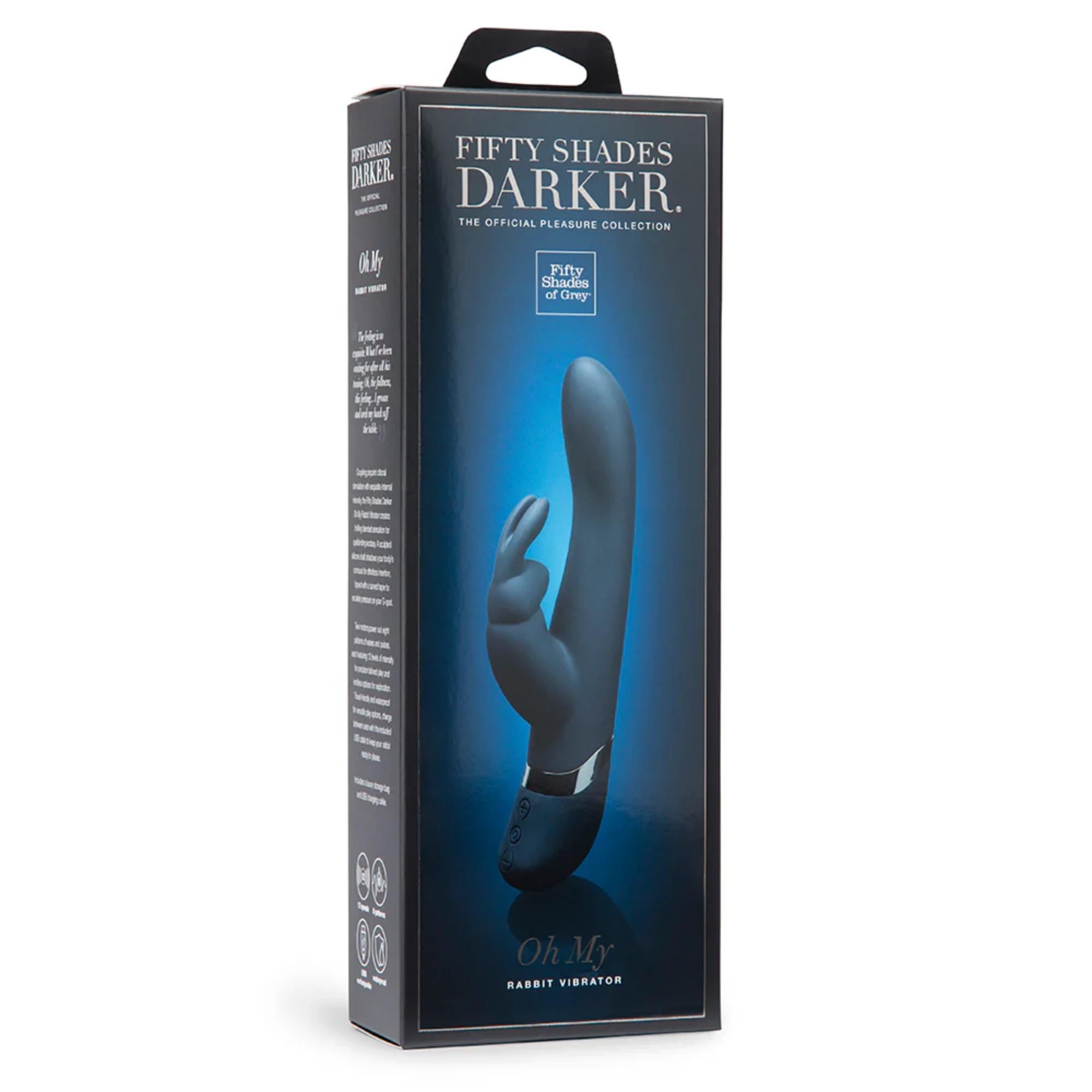 Fifty Shades Darker Oh My Rechargeable Silicone Rabbit Vibrator