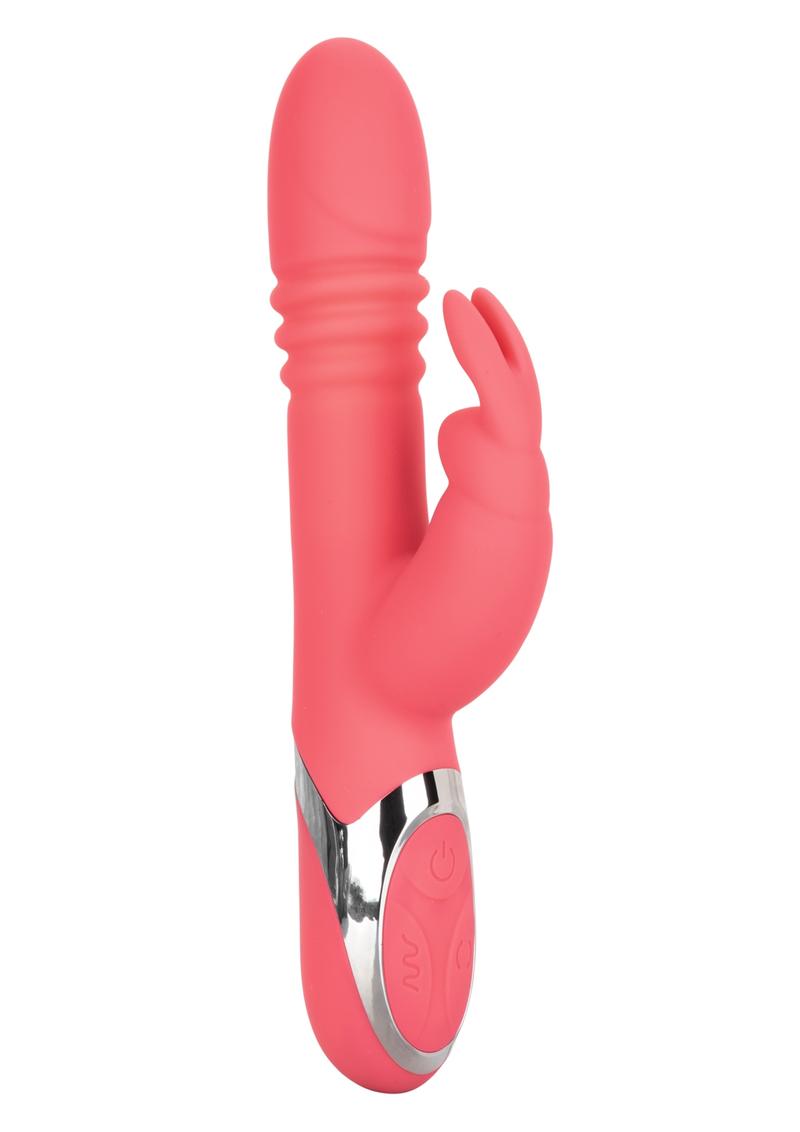 CalExotics Enchanted Exciter™ Rechargeable Silicone Thrusting Rabbit Vibrator