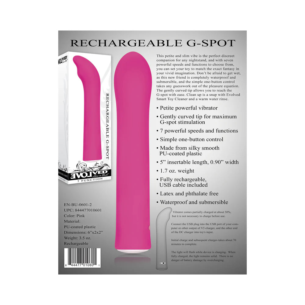 Evolved Rechargeable G-Spot Vibrator