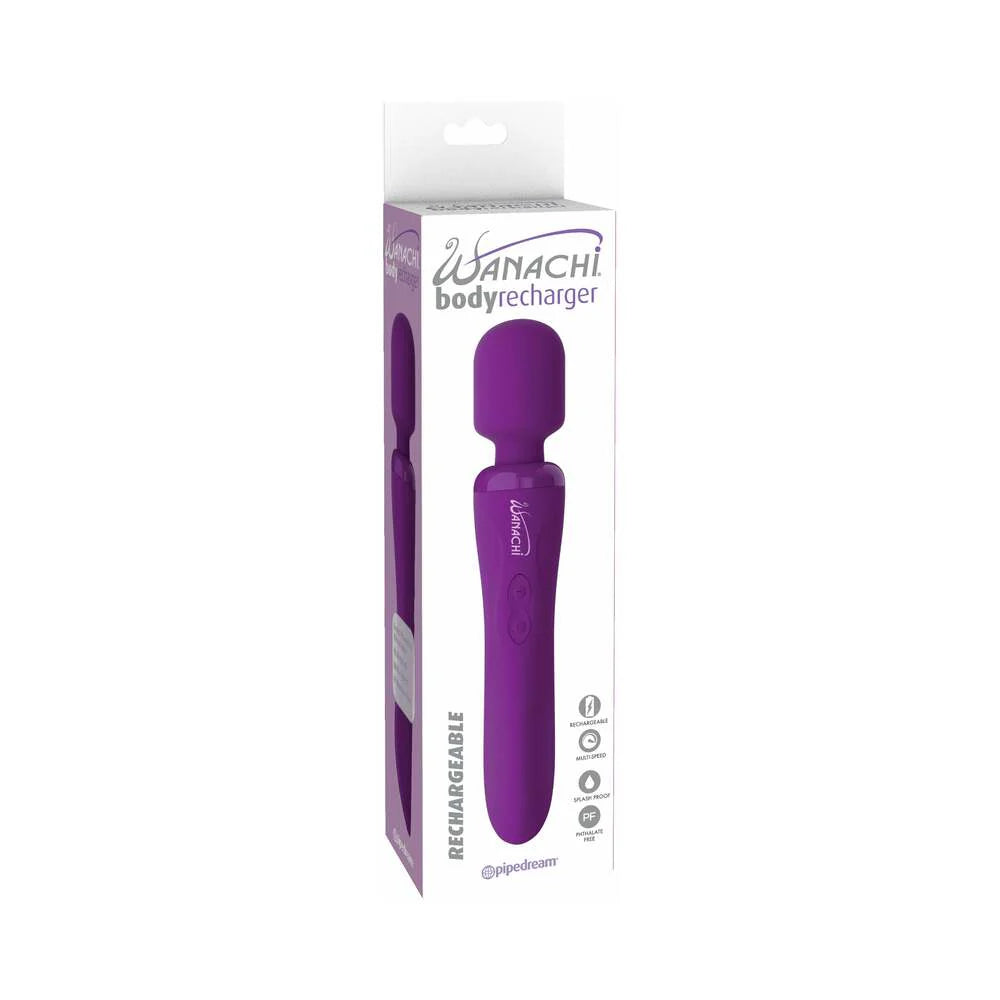 Wanachi Body Recharger Silicone Rechargeable Wand Massager