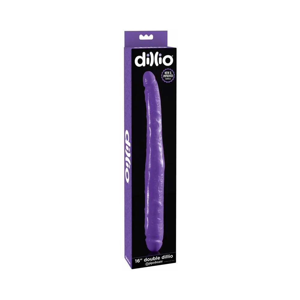 Pipedream Dillio 16 in. Double Dong Realistic Dual-Ended Dildo