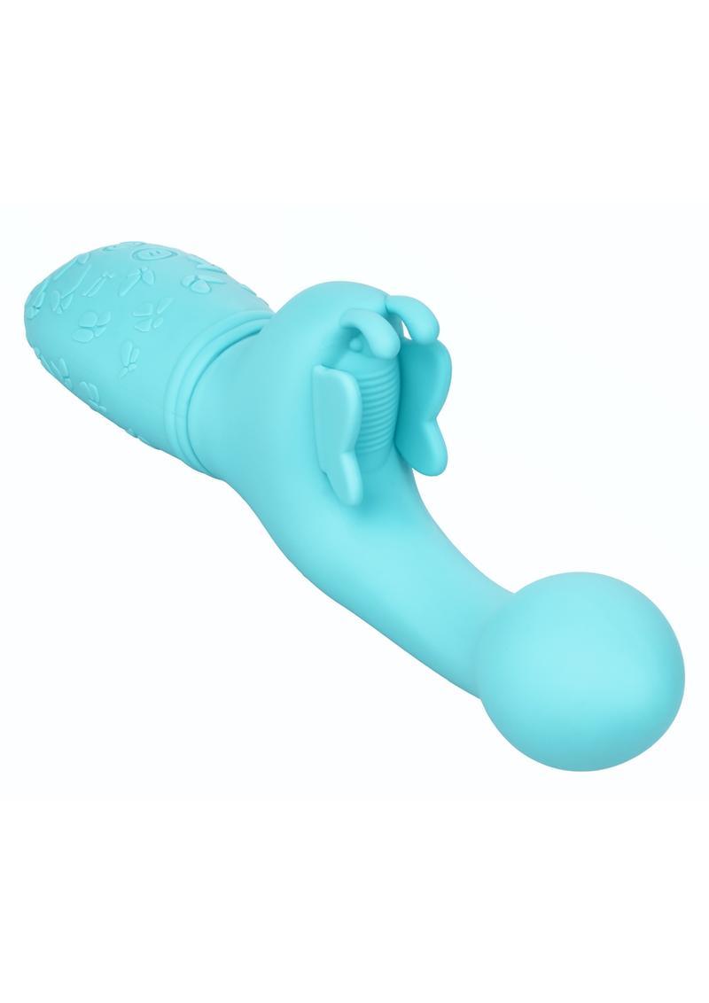 CalExotics Butterfly Kiss Rechargeable Silicone Dual Vibrator