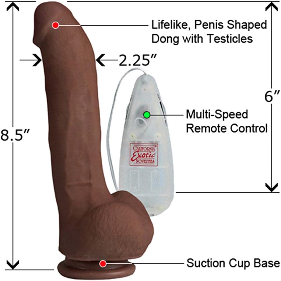 CalExotics Tyler Knights Futurotic Cock Vibrating Dildo 6in