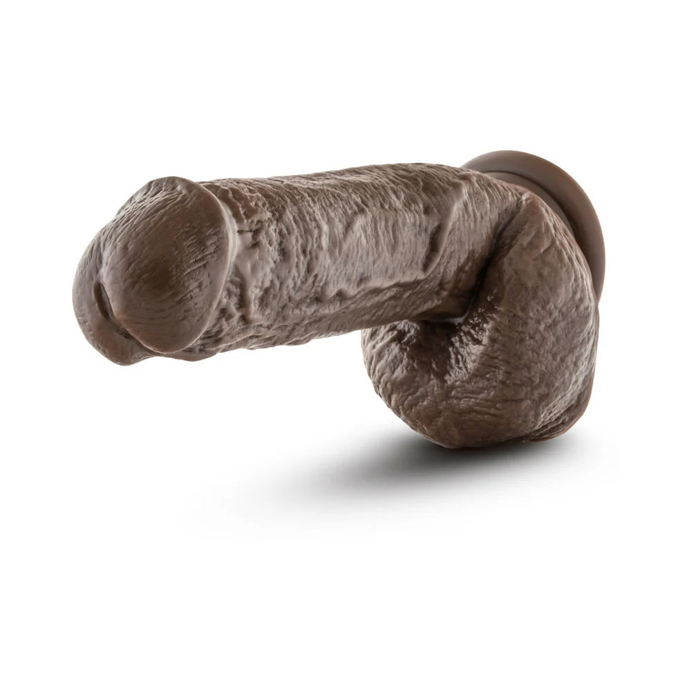 Blush Dr. Skin Silver Collection Mr. D Dildo with Balls and Suction Cup 8.5in