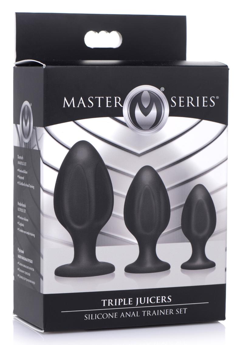 Master Series Triple Juicers Silicone Anal Trainer Set (3 piece)