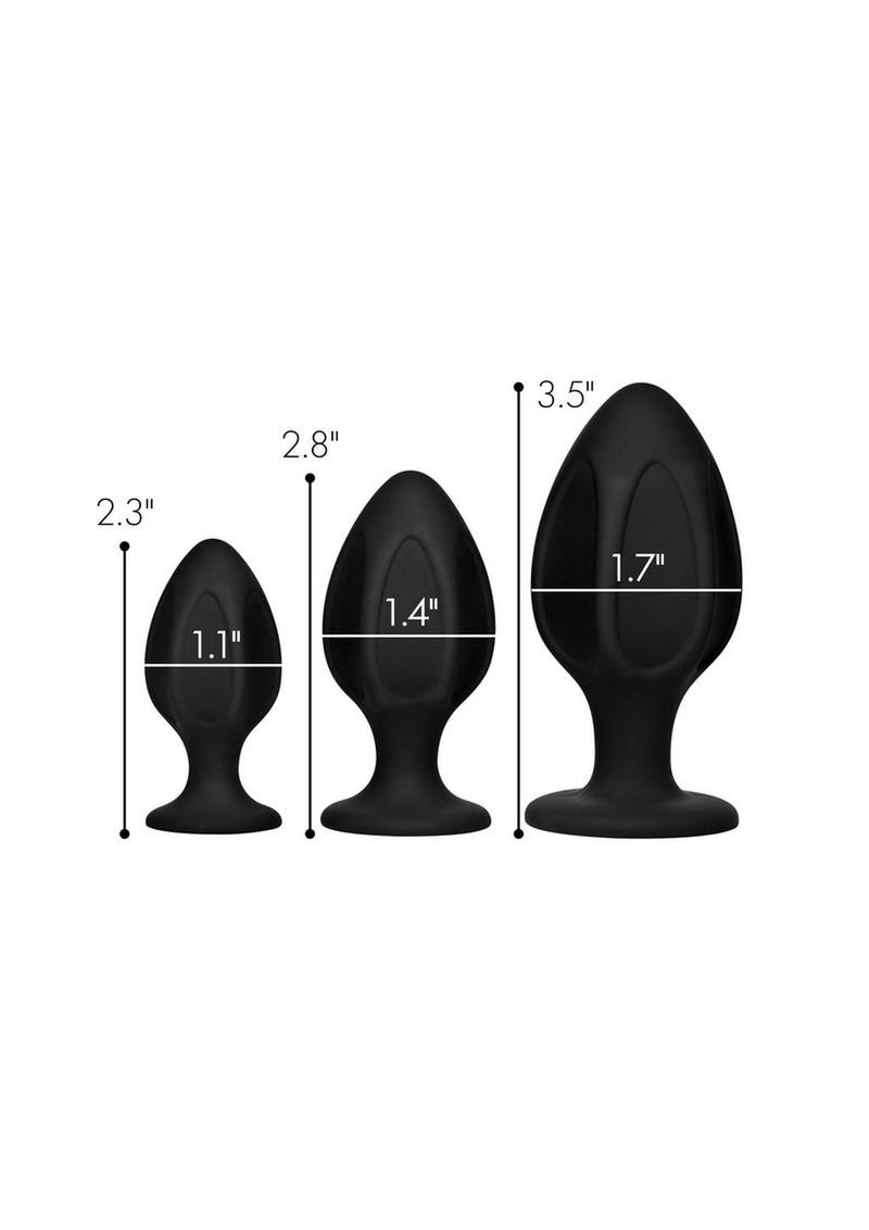 Master Series Triple Juicers Silicone Anal Trainer Set (3 piece)