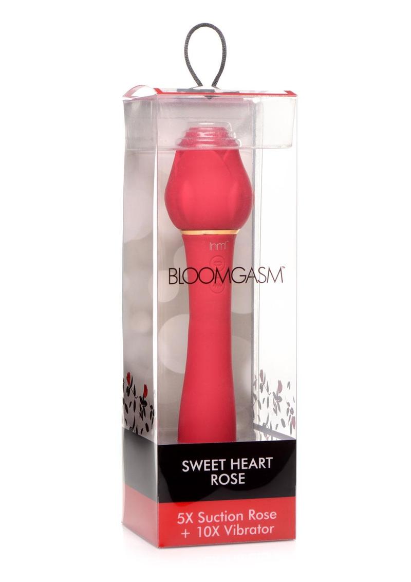 Inmi Bloomgasm Suction Rose Vibrator Rechargeable Clit Stimulator