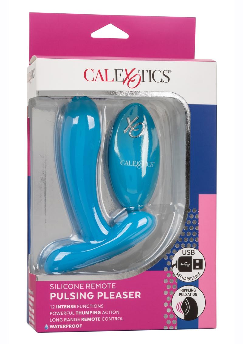 CalExotics Silicone Remote Pulsing Pleaser Rechargeable Vibrator with Remote Control