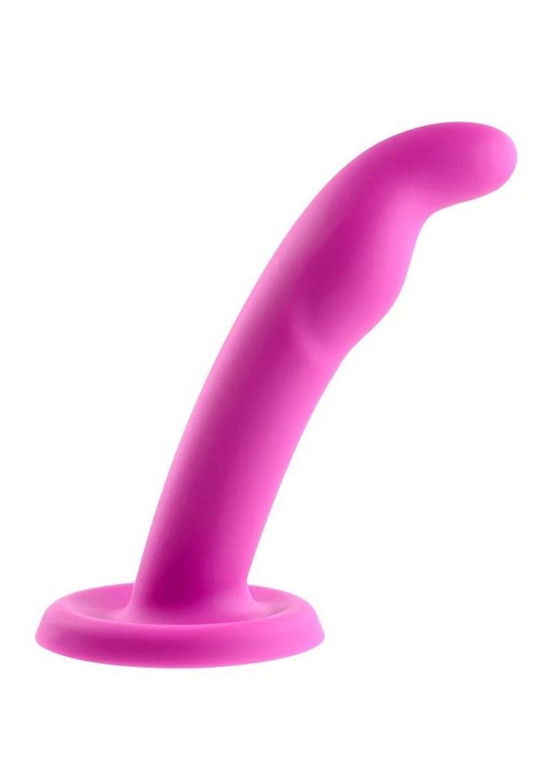 Sportsheets Merge Collection Tana 8 in. Silicone G-Spot Dildo with Suction Cup Pink